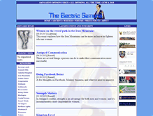Tablet Screenshot of electricsamurai.com